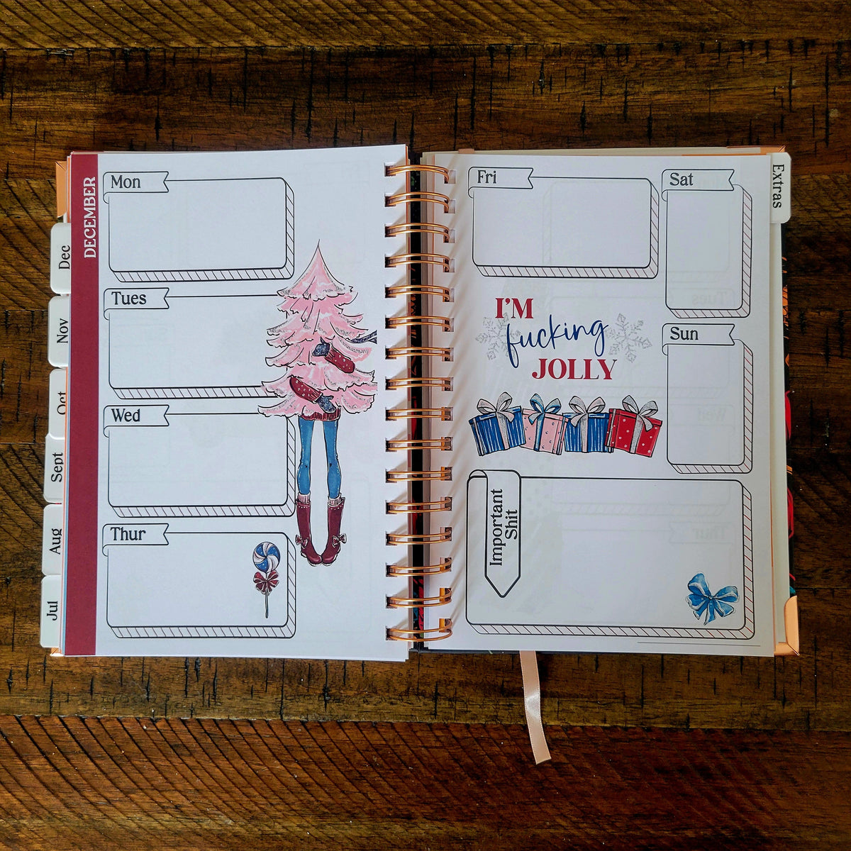 My Fucking Planner Undated Sweary Planner | Day Planner-15