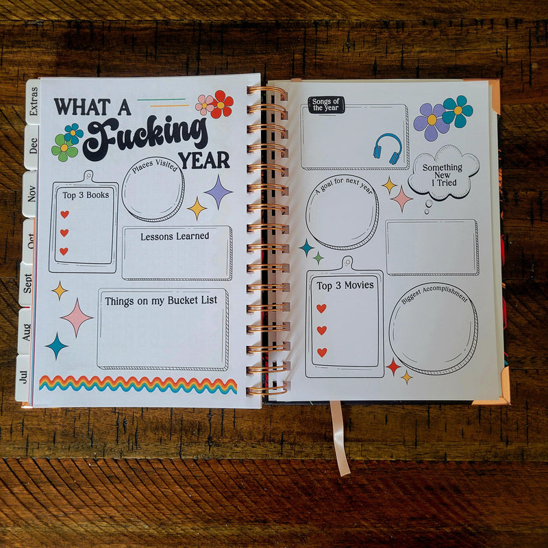 My Fucking Planner Undated Sweary Planner | Day Planner-11