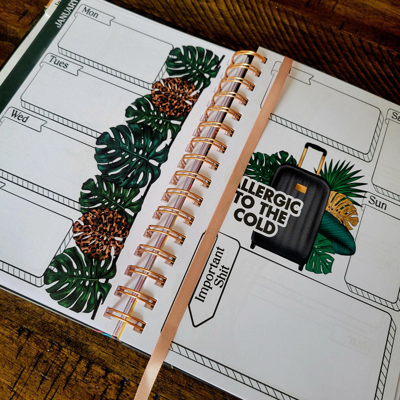 My Fucking Planner Undated Sweary Planner | Day Planner-6