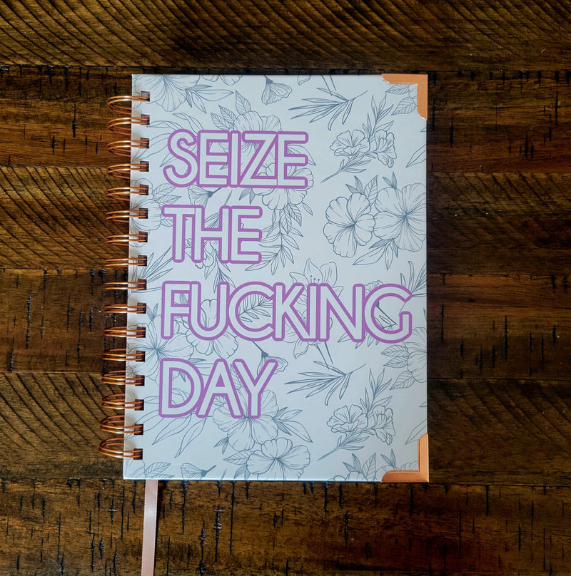 Seize The Fucking Day Undated Sweary Planner | Day Planner-1