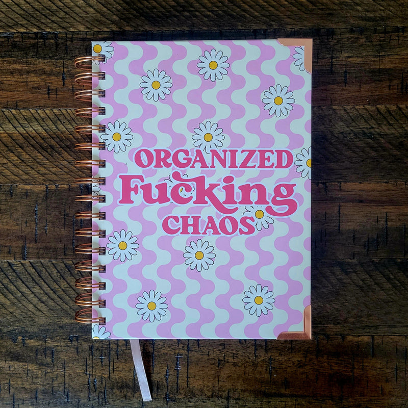 Organized Fucking Chaos Undated Sweary Planner | Day Planner-1
