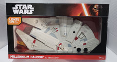 Lámpara de pared LED 3D del Halcón Milenario de Star Wars-1