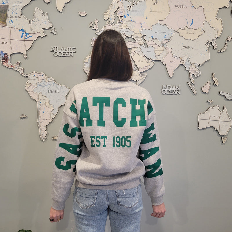 Saskatchewan Back Unisex Crewneck-5