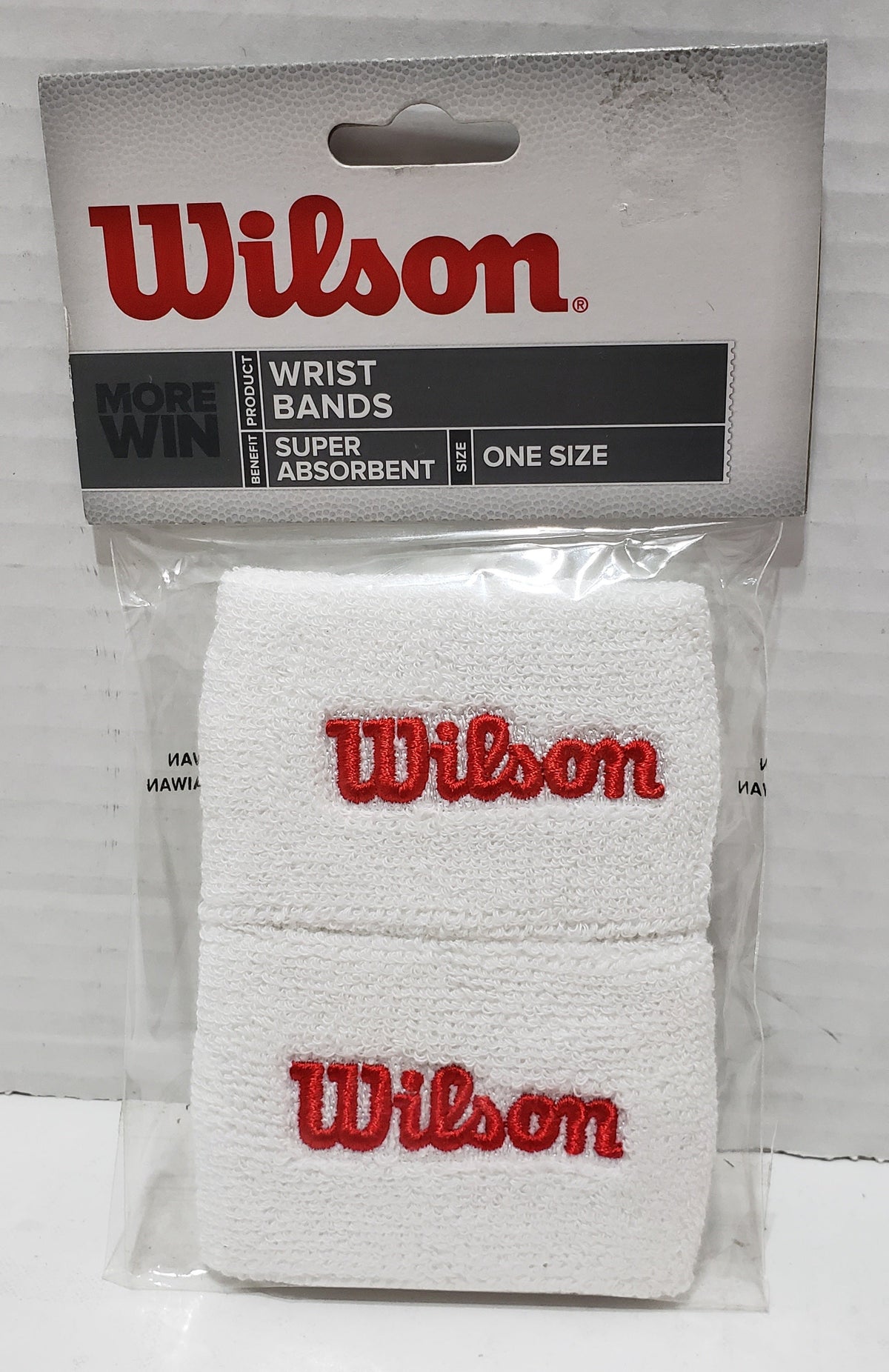 Muñequeras Wilson - Blancas-1