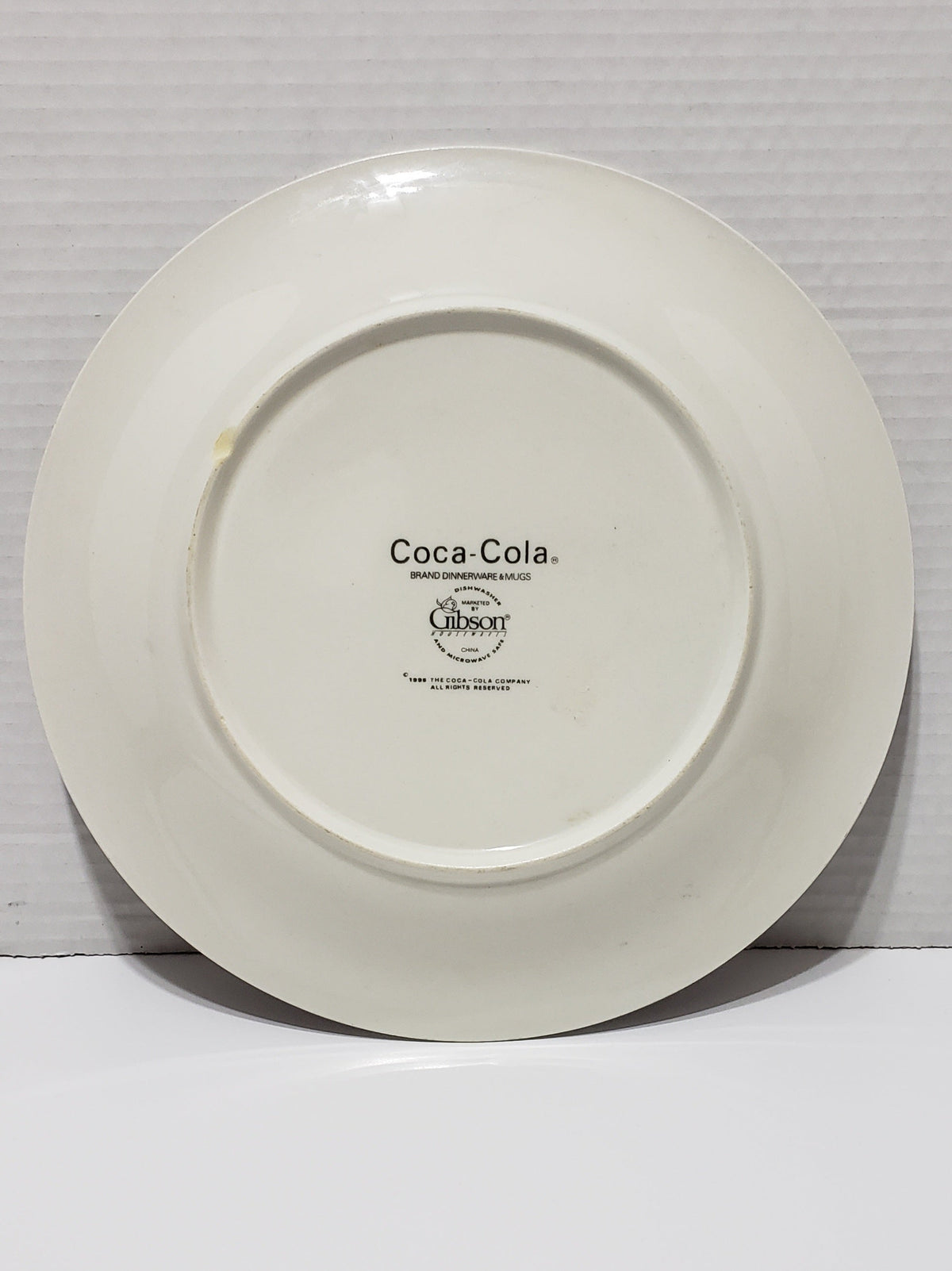 Coca-Cola Dinner Plate, Red/White/Black Checkered - Vintage 1996-2