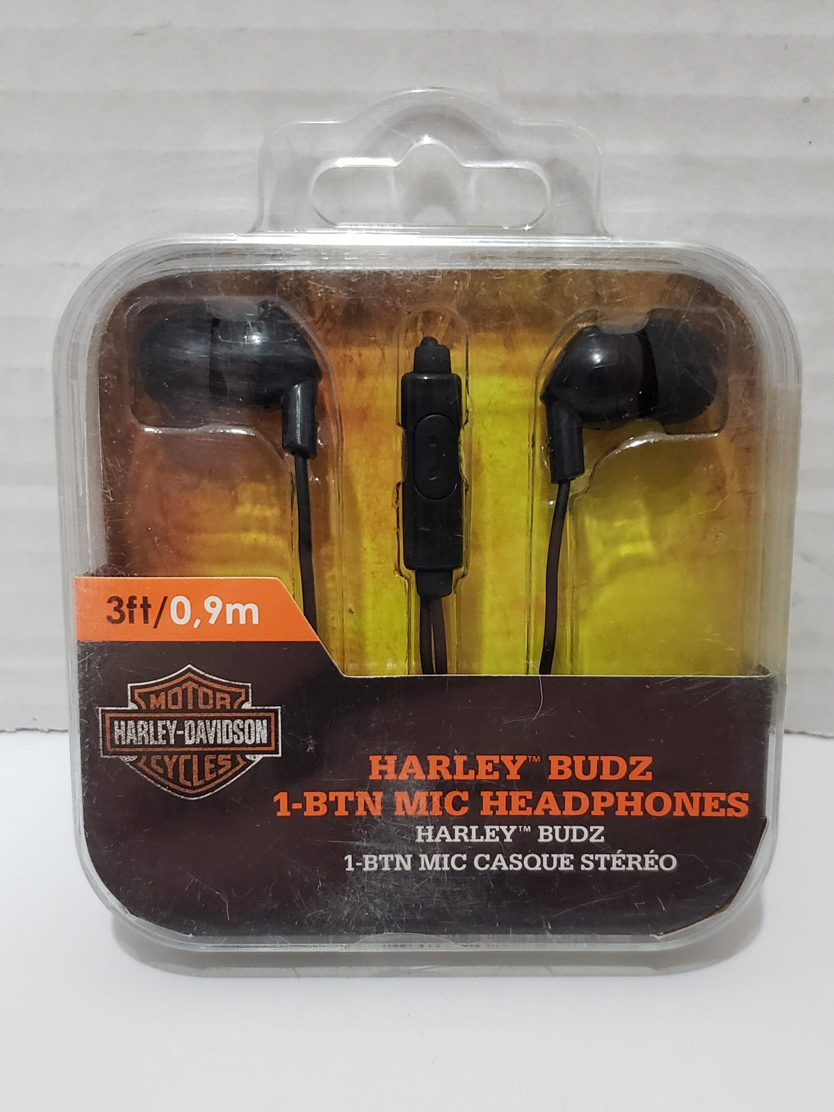 Auriculares con micrófono y botón Harley-Davidson Harley Ear Budz - 3 pies