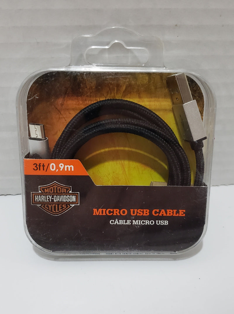 Cable micro USB Harley-Davidson - 3 pies-1
