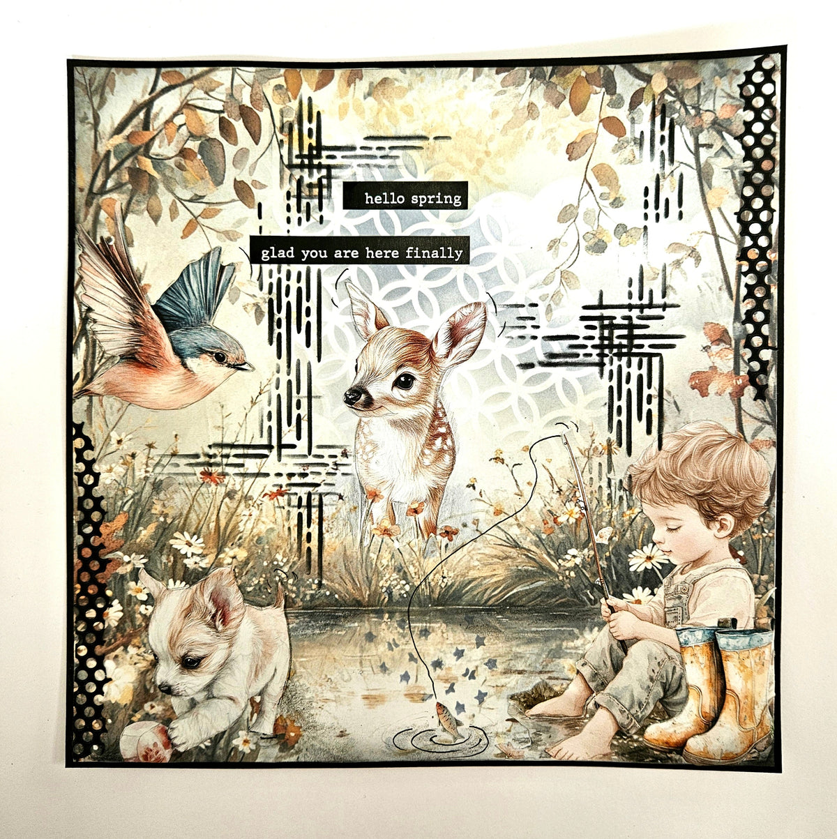 Dutch Doobadoo DDBD Collage Happy Spring-14