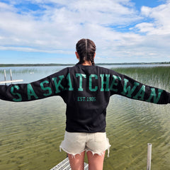 Saskatchewan Back Unisex Crewneck-3