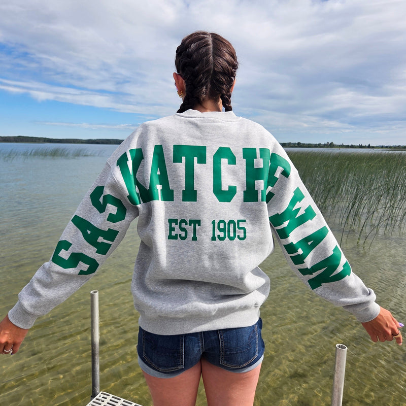 Saskatchewan Back Unisex Crewneck-2