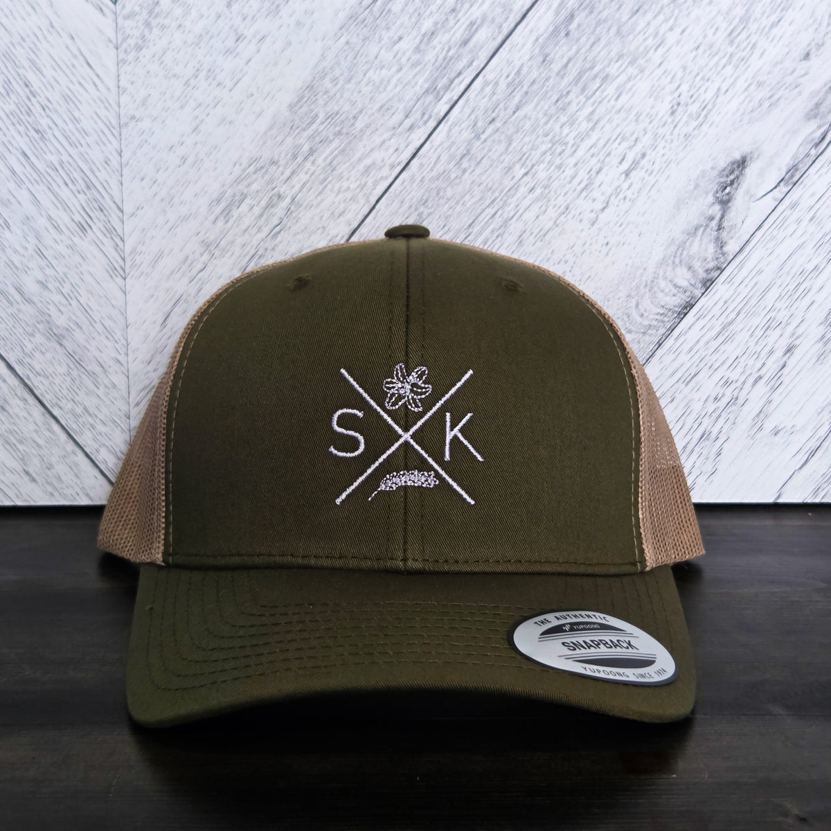 Sask X Embroidered Retro Trucker Cap | Saskatchewan Hat-3