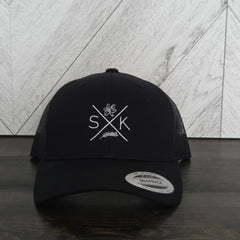 Sask X Embroidered Retro Trucker Cap | Saskatchewan Hat-2