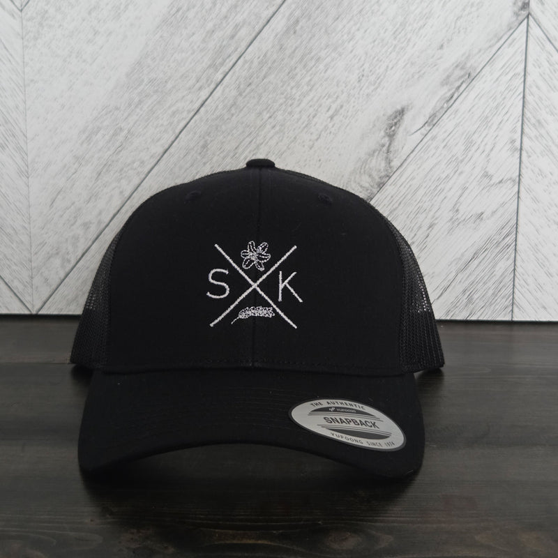 Sask X Embroidered Retro Trucker Cap | Saskatchewan Hat-2