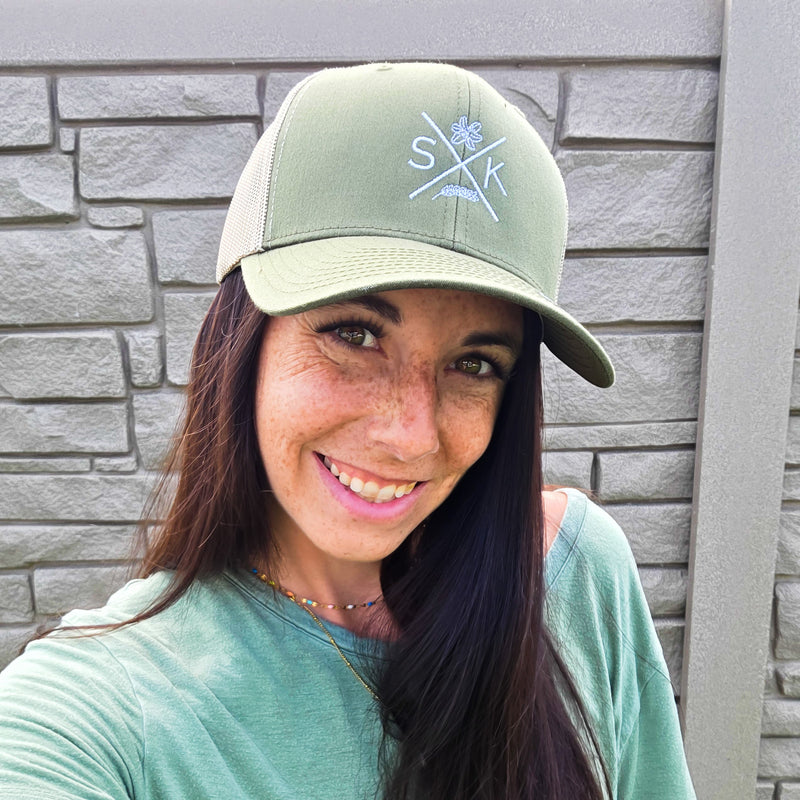 Sask X Embroidered Retro Trucker Cap | Saskatchewan Hat-1