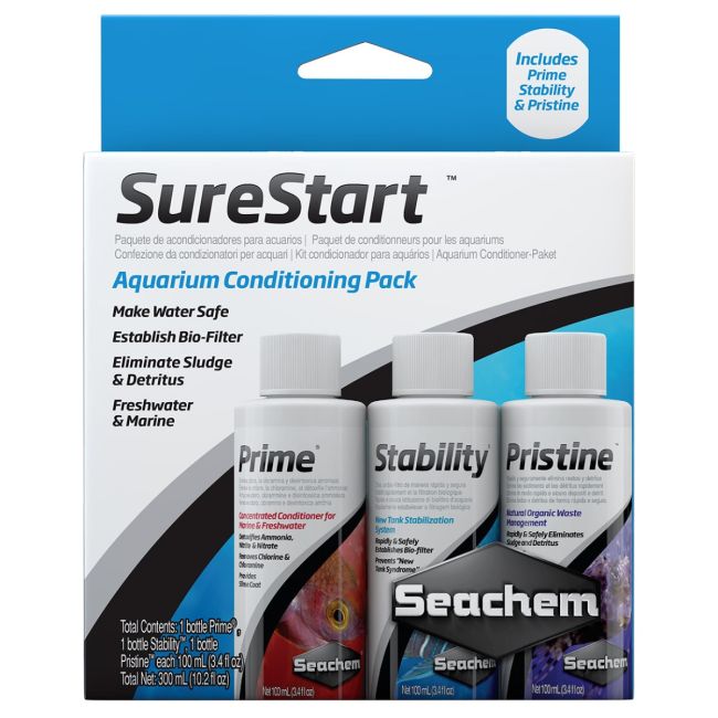Seachem SureStart Aquarium Conditioning Pack - 3 x 100ml-1