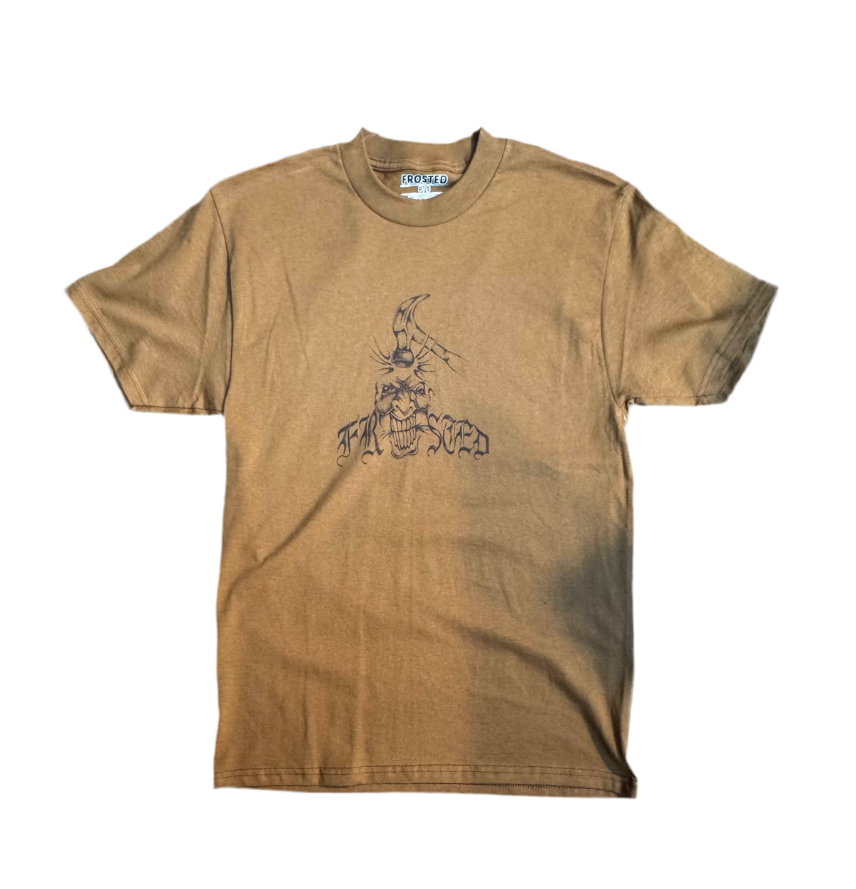 Frosted Skateboards x Honeyboy 'Hammerhead' Tee - Brown-1