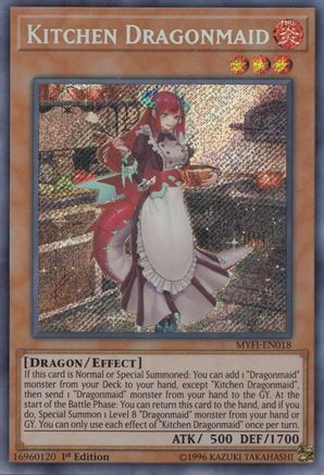 Kitchen Dragonmaid (MYFI-EN018) - Mystic Fighters 1st Edition-1