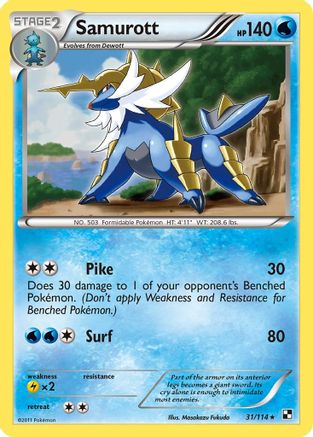 Samurott - 31/114 - Deck Exclusives-1