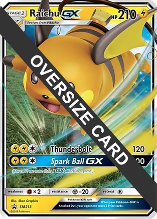 Raichu GX - SM213 - Jumbo Cards Holofoil-1
