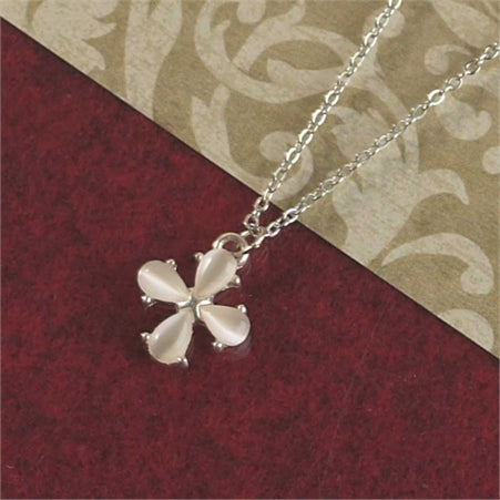 Cat's Eye Cross Necklace-1