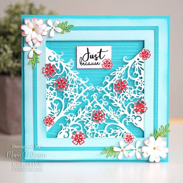 Creative Expressions Paper Cuts Corner Forget Me Not Craft Die-2