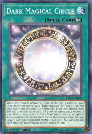 Dark Magical Circle (LED6-EN009) - Legendary Duelists: Magical Hero 1st Edition-1