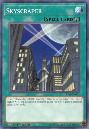Skyscraper (LED6-EN021) - Legendary Duelists: Magical Hero 1st Edition