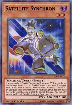 Satellite Synchron (LED6-EN025) - Legendary Duelists: Magical Hero 1st Edition-1