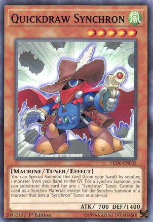 Quickdraw Synchron (LED6-EN032) - Legendary Duelists: Magical Hero 1st Edition-1