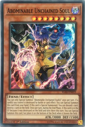 Abominable Unchained Soul (IGAS-EN019) - Ignition Assault Unlimited-1