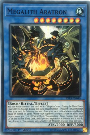 Megalith Aratron (IGAS-EN040) - Ignition Assault 1st Edition-1
