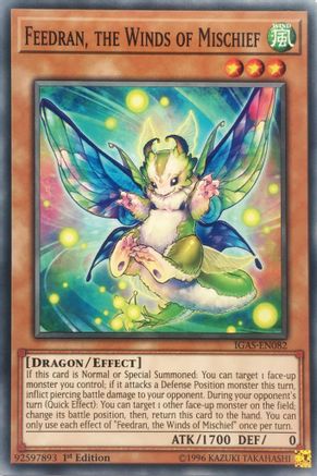 Feedran, the Winds of Mischief (IGAS-EN082) - Ignition Assault 1st Edition-1