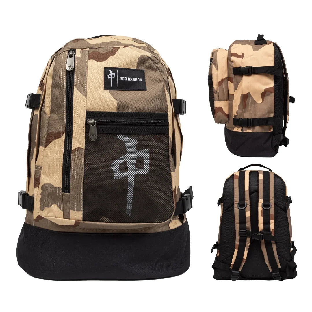 Red Dragon 'Explorer' Backpack - Tan Camo-1