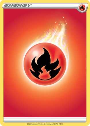 Fire Energy - SWSH01 Sword & Shield Base Set Reverse Holofoil-1