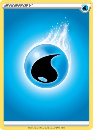 Water Energy - SWSH01 Sword & Shield Base Set Reverse Holofoil-1