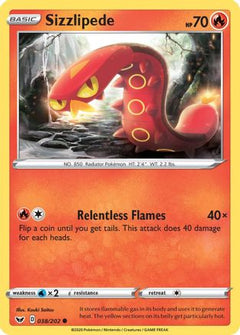 Sizzlipede (038) 38/202 - SWSH01 Sword & Shield Base Set Reverse Holofoil-1