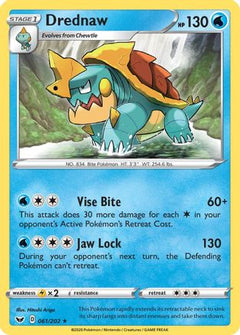 Drednaw 61/202 - SWSH01 Sword & Shield Base Set Reverse Holofoil-1