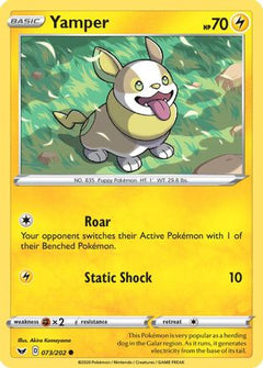 Yamper (073) 73/202 - SWSH01 Sword & Shield Base Set Reverse Holofoil-1