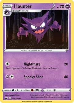 Haunter 84/202 - SWSH01 Sword & Shield Base Set Reverse Holofoil-1