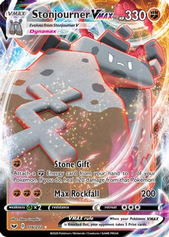 Stonjourner VMAX 116/202 - SWSH01 Sword & Shield Base Set Holofoil-1