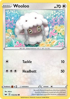 Wooloo (153) 153/202 - SWSH01 Sword & Shield Base Set-1