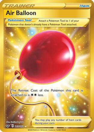 Air Balloon (Secret) 213/202 - SWSH01 Sword & Shield Base Set Holofoil