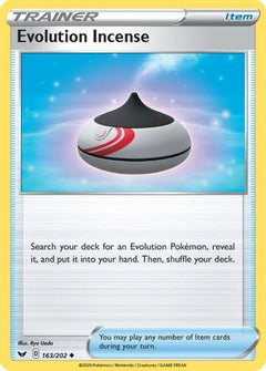 Evolution Incense 163/202 - SWSH01 Sword & Shield Base Set-1
