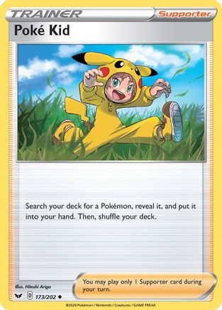Poke Kid 173/202 - SWSH01 Sword & Shield Base Set
