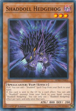 Shaddoll Hedgehog (SDSH-EN005) - Structure Deck: Shaddoll Showdown 1st Edition-1