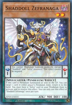 Shaddoll Zefranaga (SDSH-EN010) - Structure Deck: Shaddoll Showdown 1st Edition-1