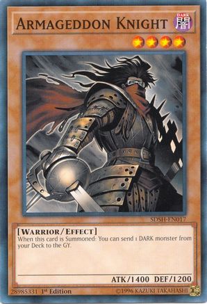Armageddon Knight (SDSH-EN017) - Structure Deck: Shaddoll Showdown 1st Edition-1
