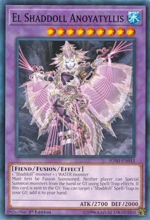 El Shaddoll Anoyatyllis (SDSH-EN043) - Structure Deck: Shaddoll Showdown 1st Edition-1