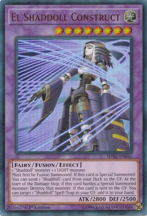 El Shaddoll Construct (SDSH-EN046) - Structure Deck: Shaddoll Showdown 1st Edition-1