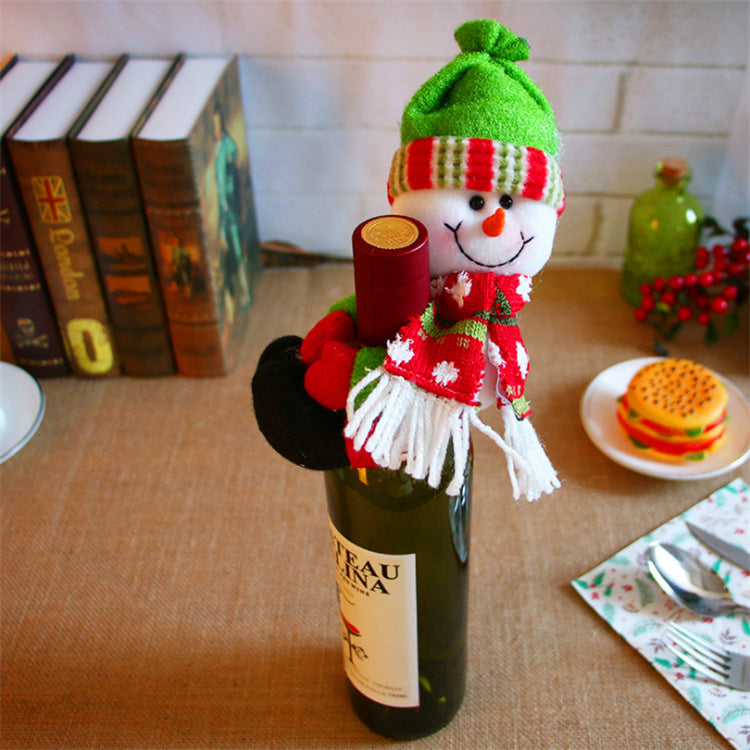 Christmas Decorations Christmas Wine Bottle Socks-32